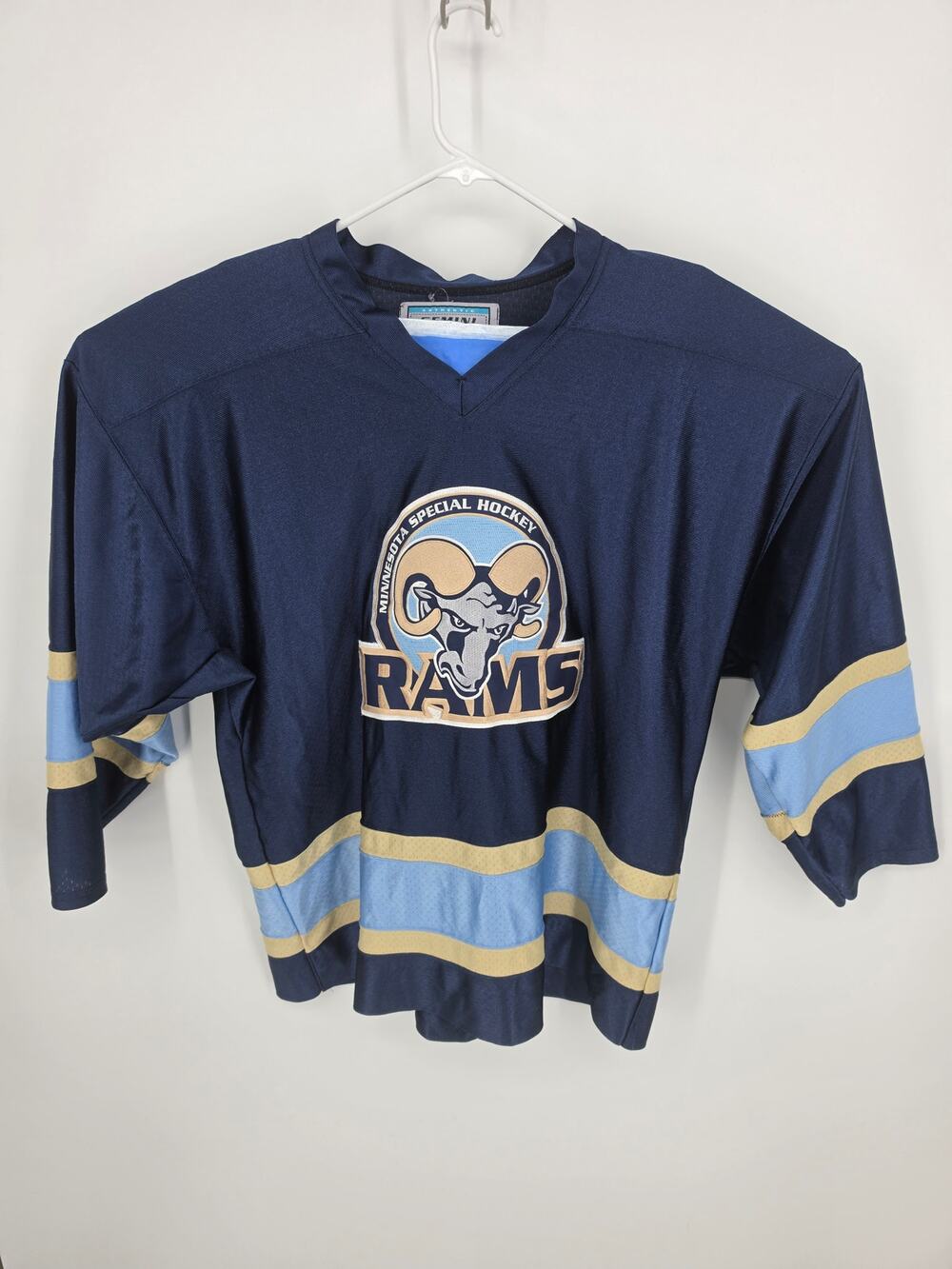 Genuine Rams Minnesota Special Hockey Jersey #16 Mens M Navy Blue